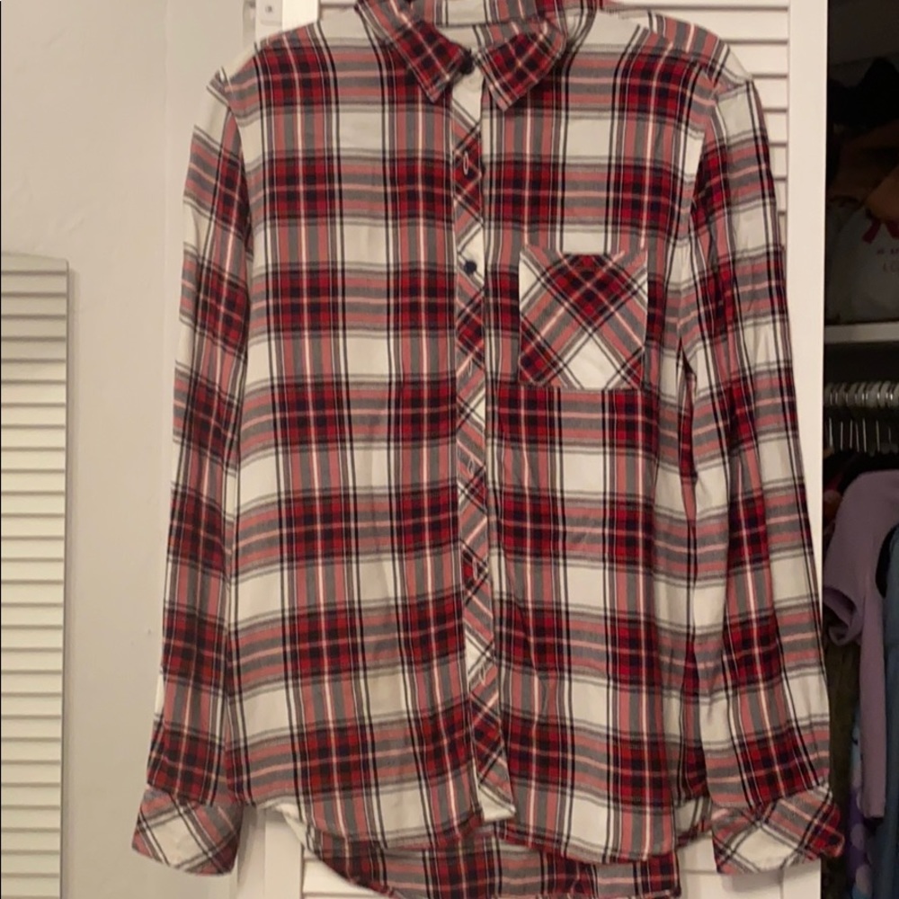 Red/white plaid